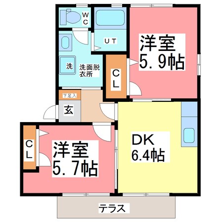 ガーデンハイツ清澄の物件間取画像